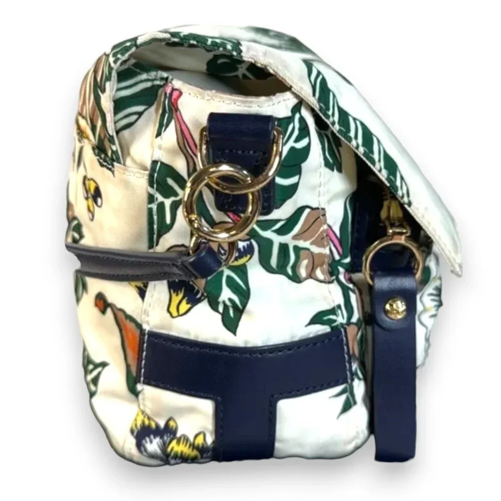 Tory Burch Rare Tilda Medium Printed Nylon Crossbody with COA - Picture 11 of 17
